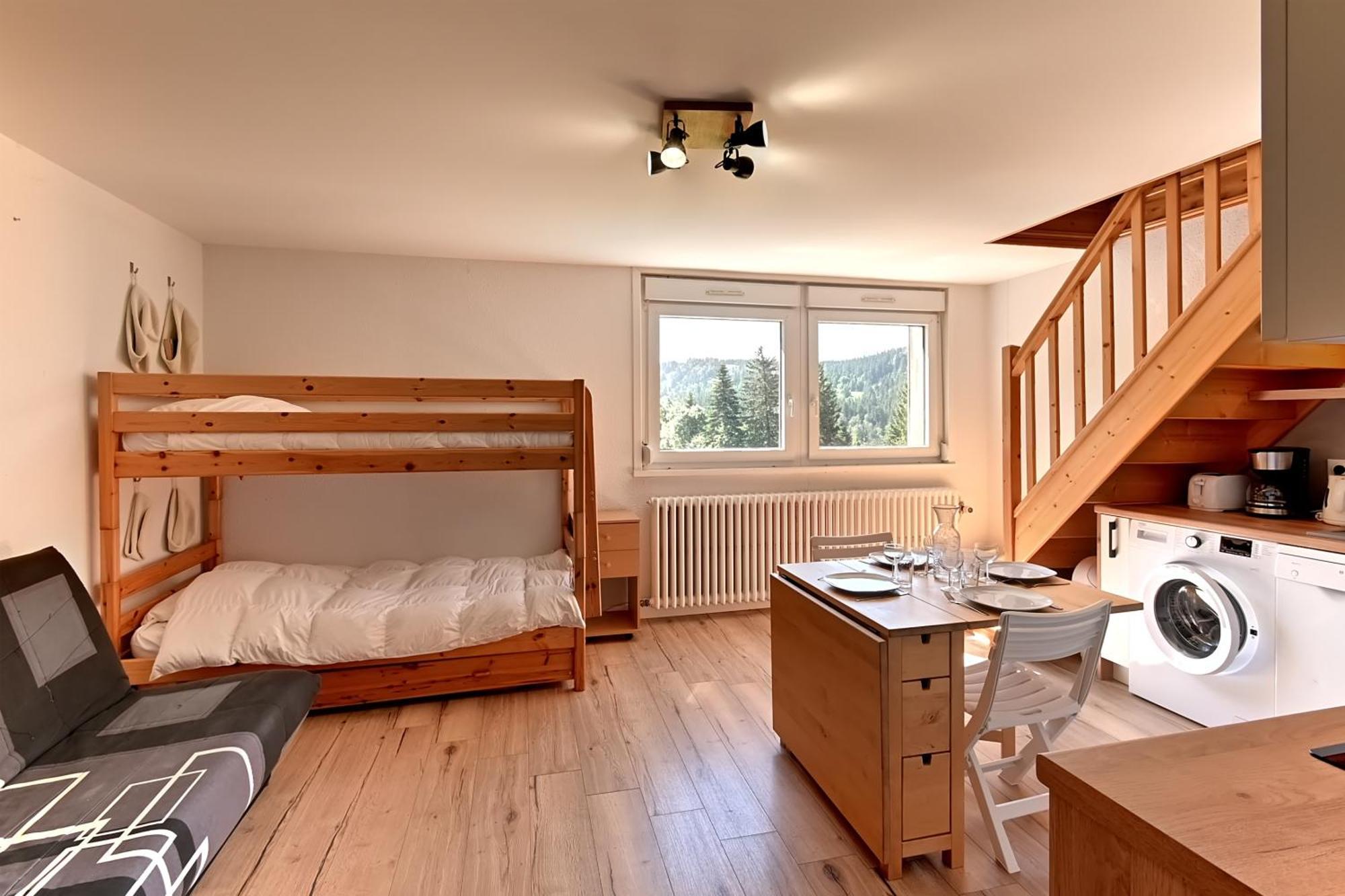 Apartamento Le Nid Des Vosges - Appt Vue Montagne Gérardmer Exterior foto